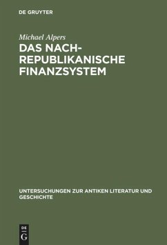 Das nachrepublikanische Finanzsystem - Alpers, Michael