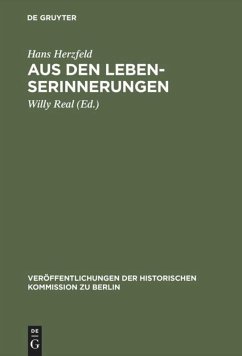 Aus den Lebenserinnerungen - Herzfeld, Hans