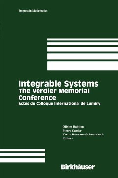 The Verdier Memorial Conference on Integrable Systems - Kosmann-Schwarzbach, Y.