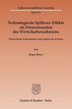 Cover Technologische Spillover-Effekte als Determinanten des Wirtschaftswachstums.