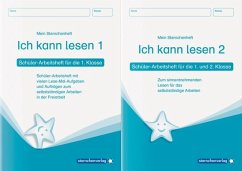Ich kann lesen 1 und Ich kann lesen 2 als Kombi, Schüler-Arbeitshefte für die 1. und 2. Klasse - sternchenverlag GmbH;Langhans, Katrin