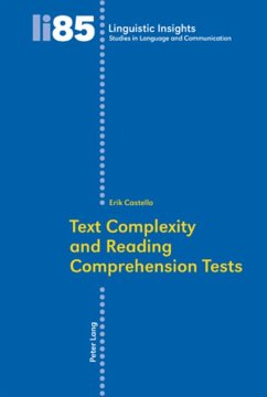 Text Complexity and Reading Comprehension Tests - Castello, Erik