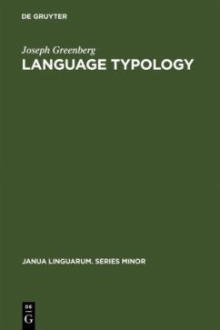 Language Typology - Greenberg, Joseph