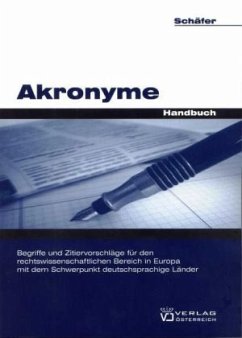 Akronyme - Schäfer, Anton Akronyme - Schäfer, Anton
