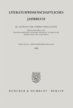 Literaturwissenschaftliches Jahrbuch.