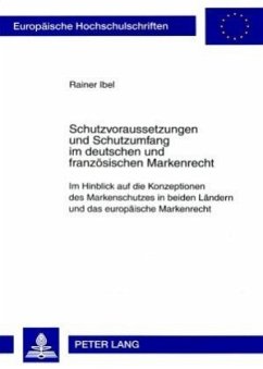 Cover Schutzvoraussetzungen und Schutzumfang im deutschen und französischen Markenrecht