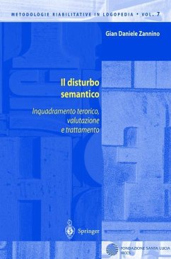 Il disturbo semantico - Zannino, Gian D.