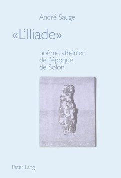 Cover 'L'Iliade', poème athénien de l'époque de Solon