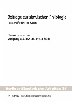 Cover Beiträge zur slawischen Philologie