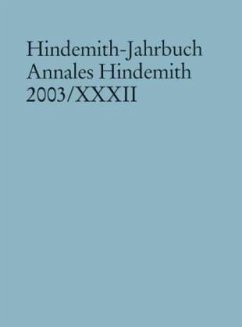 Cover Hindemith-Jahrbuch