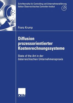 Cover Diffusion prozessorientierter Kostenrechnungssysteme