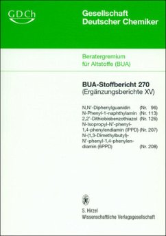 Cover 270 BUA-Stoffbericht: Ergänzungsberichte XV