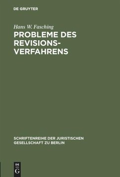 Probleme des Revisionsverfahrens - Fasching, Hans W.