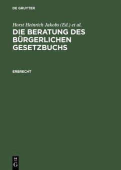 Erbrecht - Schubert, Werner;Jakobs, Horst H.