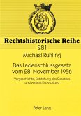Das Ladenschlussgesetz vom 28. November 1956