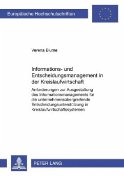 Informations- und Entscheidungsmanagement in der Kreislaufwirtschaft - Blume, Verena