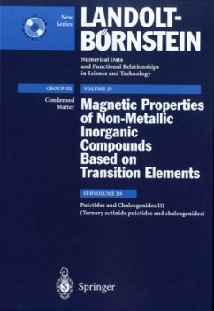 Pnictides and Chalcogenides III (Ternary actinide pnictides and chalcogenides) - Kaczorowski, D.