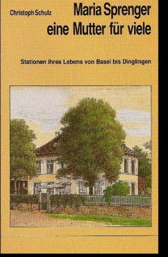 Cover Maria Sprenger - eine Mutter für viele