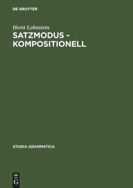 Satzmodus - kompositionell Satzmodus - kompositionell