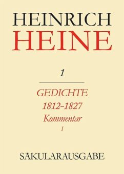 Gedichte 1812-1827. Kommentar - Heine, Heinrich