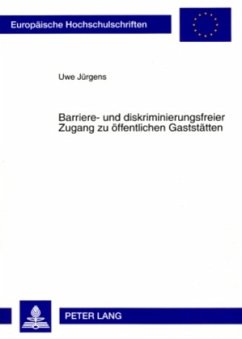 Cover Barriere- und diskriminierungsfreier Zugang zu öffentlichen Gaststätten