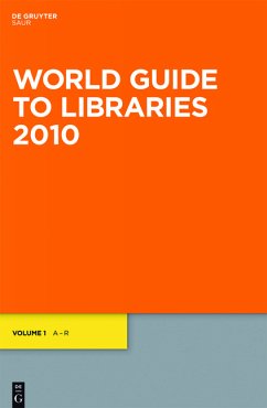 World Guide to Libraries 2010. [Only] Volume 2. Libraries S-Z. Index. 24th edition / 24. Auflage. - Marlies Janson / Helmut Opitz (eds. / Hrsg.)