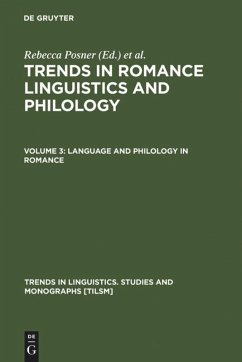 Language and Philology in Romance - Language and Philology in Romance