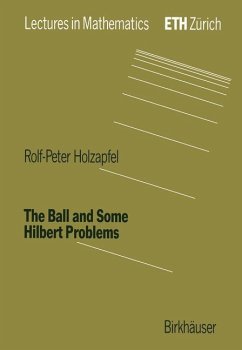 The Ball and Some Hilbert Problems - Holzapfel, Rolf-Peter