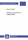 Syntax of -ing Forms in Legal English
