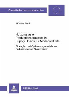 Cover Nutzung agiler Produktionsprozesse in Supply Chains für Modeprodukte