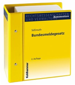 Cover Bundesrecht / Melderecht des Bundes und der Länder, Kommentar, zur Fortsetzung 1