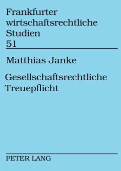 Cover Gesellschaftsrechtliche Treuepflicht