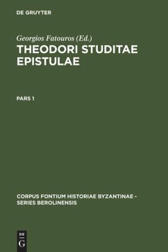 Cover Theodori Studitae Epistulae