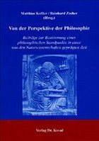 Von der Perspektive der Philosophie - Koßler, Matthias / Zecher, Reinhard (Hgg.)