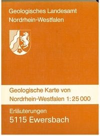 Geologische Karten von Nordrhein-Westfalen 1:25000 / Ewersbach