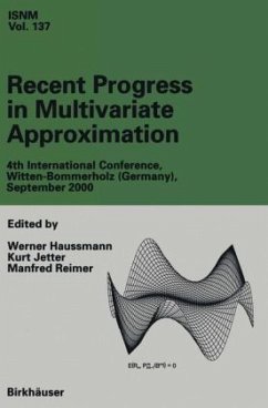 Recent Progress in Multivariate Approximation - Haussmann, W. / Jetter, K. / Reimer, M. (eds.)