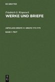 Text / Friedrich Gottlieb Klopstock: Werke und Briefe. Abteilung Briefe VI: Briefe 1773-1775 Abt.Briefe, Band 1, Bd.1