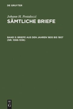 Briefe aus den Jahren 1805 bis 1807 (Nr. 1066-1336)