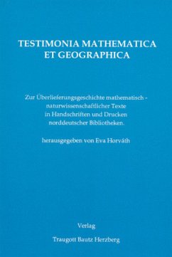 Cover Testimonia Mathematica et Geographica