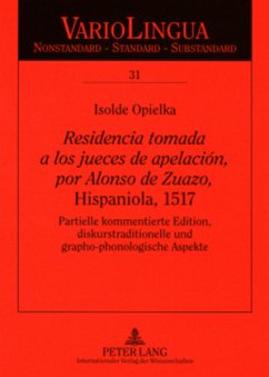 «Residencia tomada a los jueces de apelación, por Alonso de Zuazo», Hispaniola, 1517 - Opielka, Isolde