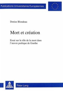 Mort et création - Blondeau, Denise