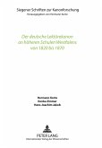 Der deutsche Lektürekanon an höheren Schulen Westfalens von 1820 bis 1870