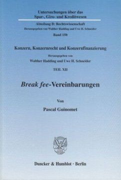 Cover Break fee-Vereinbarungen.