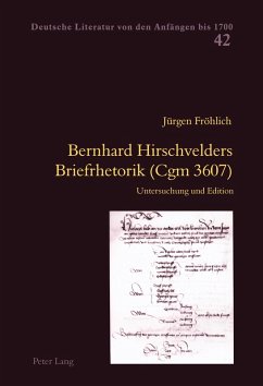 Cover Bernhard Hirschvelders Briefrhetorik (Cgm 3607)