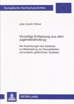 Cover Vorzeitige Entlassung aus dem Jugendstrafvollzug