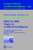 PRICAI 2000 Topics in Artificial Intelligence