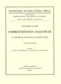 Commentationes analyticae ad theoriam integralium ellipticorum pertinentes 1st part / Opera Omnia 1/20