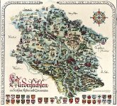 Schmuckkarte Niedersachsen