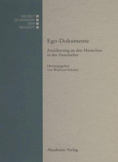 Ego-Dokumente - Schulze, Winfried (Hrsg.)