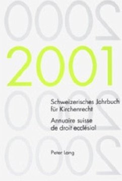 Cover Schweizerisches Jahrbuch für Kirchenrecht. Band 6 (2001)- Annuaire suisse de droit ecclésial. Volume 6 (2001)
